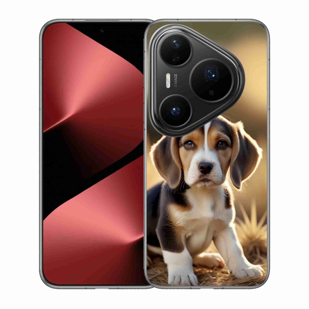 Gelový kryt mmCase na Huawei Pura 80 Pro - roztomilý bígl