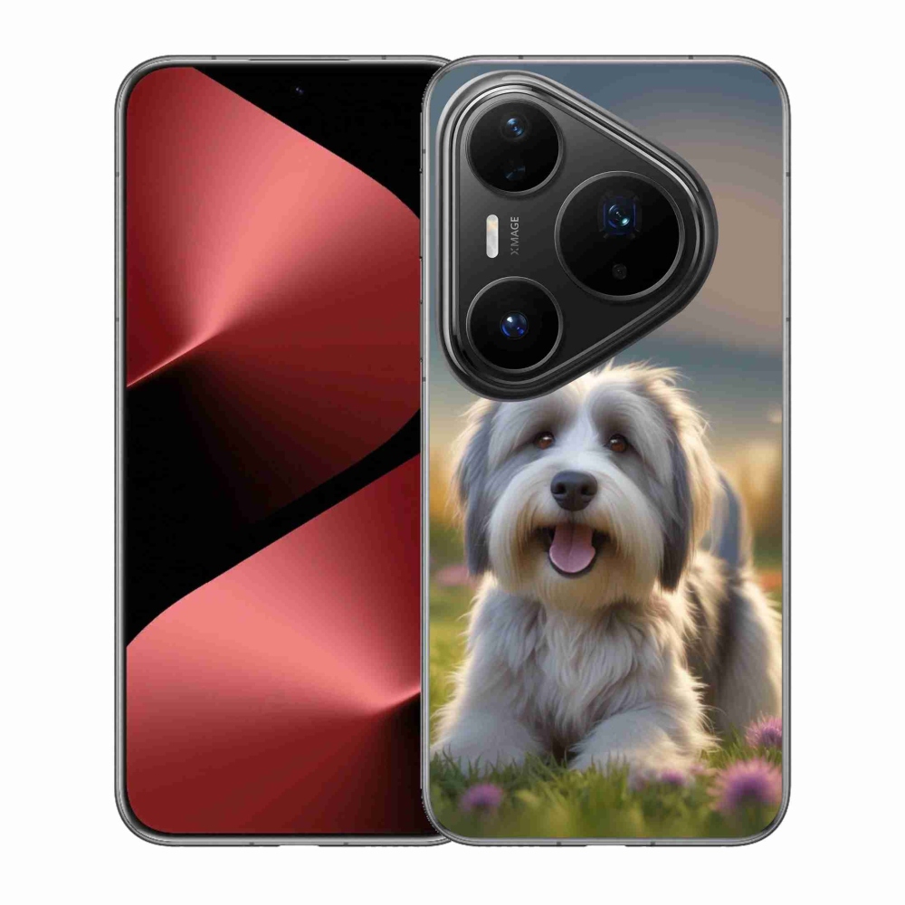 Gelový kryt mmCase na Huawei Pura 80 Pro - roztomilý havanský psík
