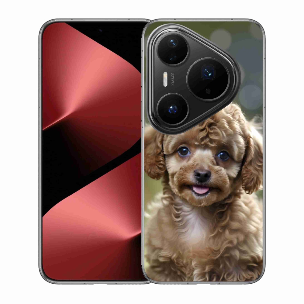 Gelový kryt mmCase na Huawei Pura 80 Pro - roztomilý pudl