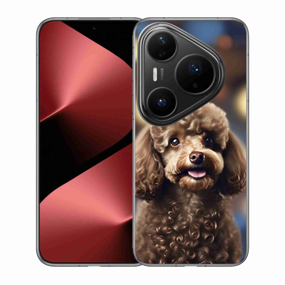 Gelový kryt mmCase na Huawei Pura 80 Pro - roztomilý pudl