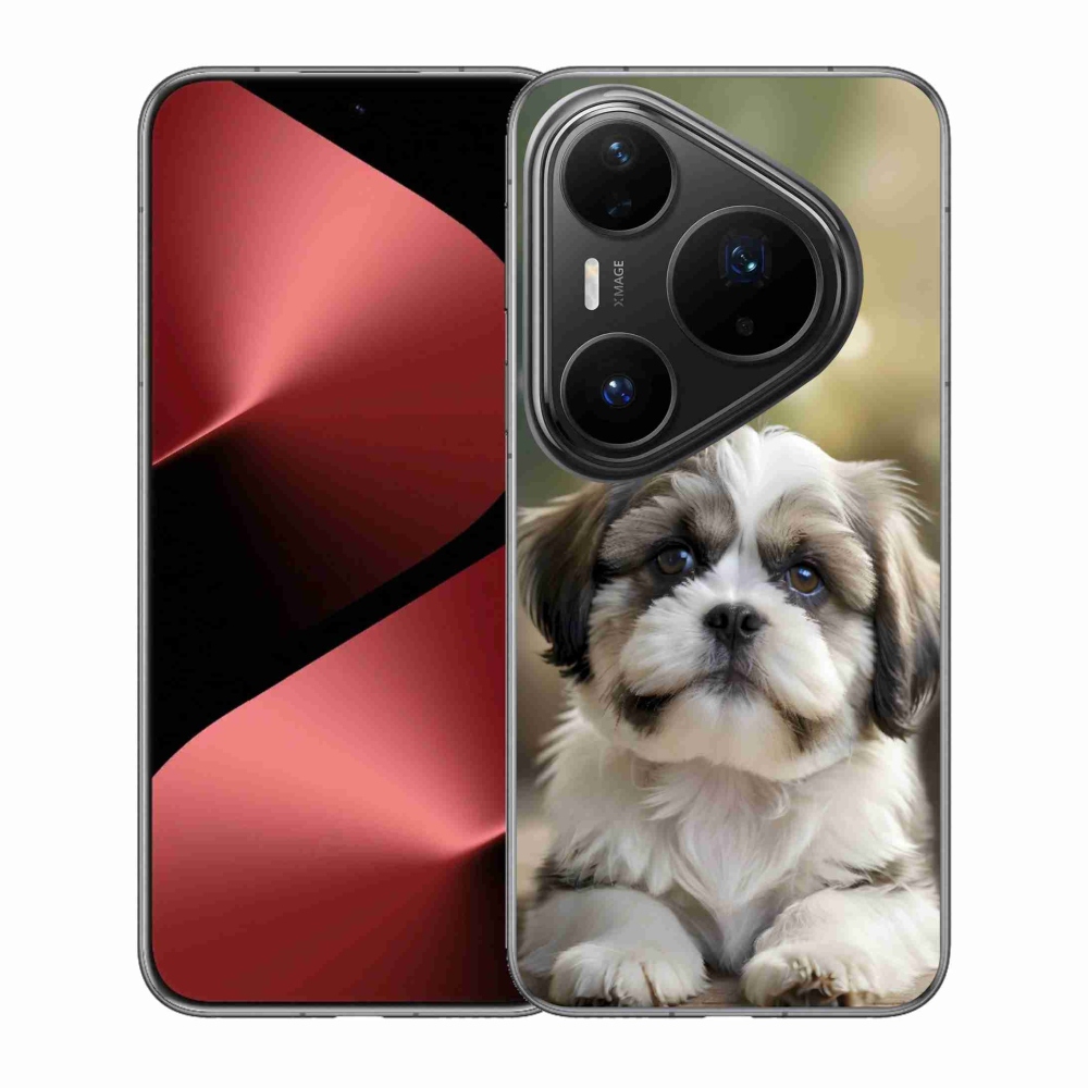 Gelový kryt mmCase na Huawei Pura 80 Pro - roztomilý shih-tzu