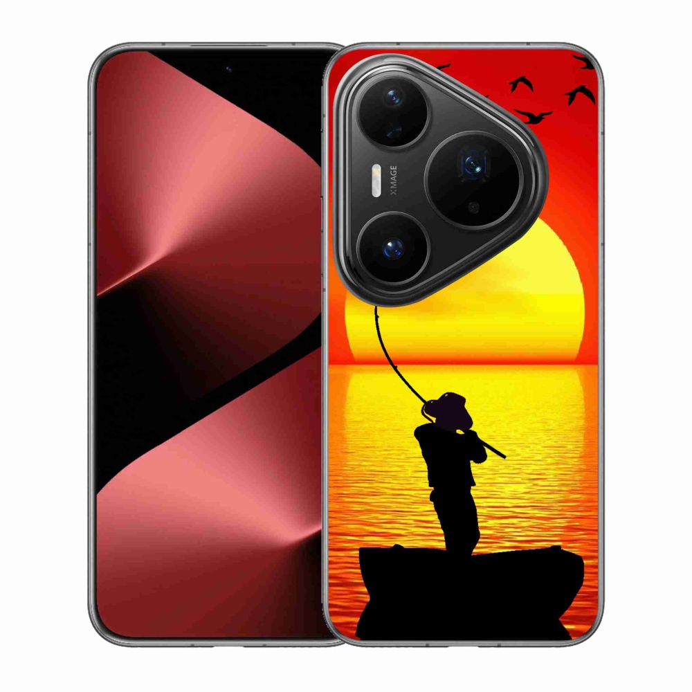 Gelový kryt mmCase na Huawei Pura 80 Pro - rybaření