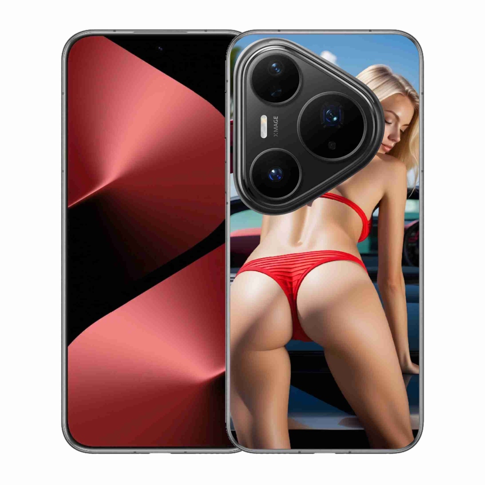 Gelový kryt mmCase na Huawei Pura 80 Pro - sexy žena 2