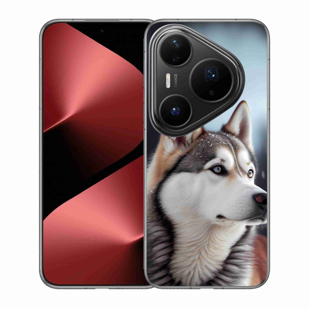 Gelový kryt mmCase na Huawei Pura 80 Pro - sibiřský husky