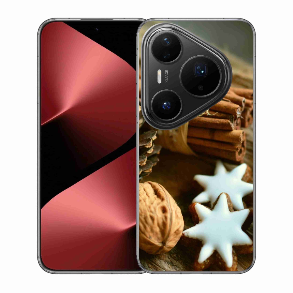 Gelový kryt mmCase na Huawei Pura 80 Pro - skořice a perníčky