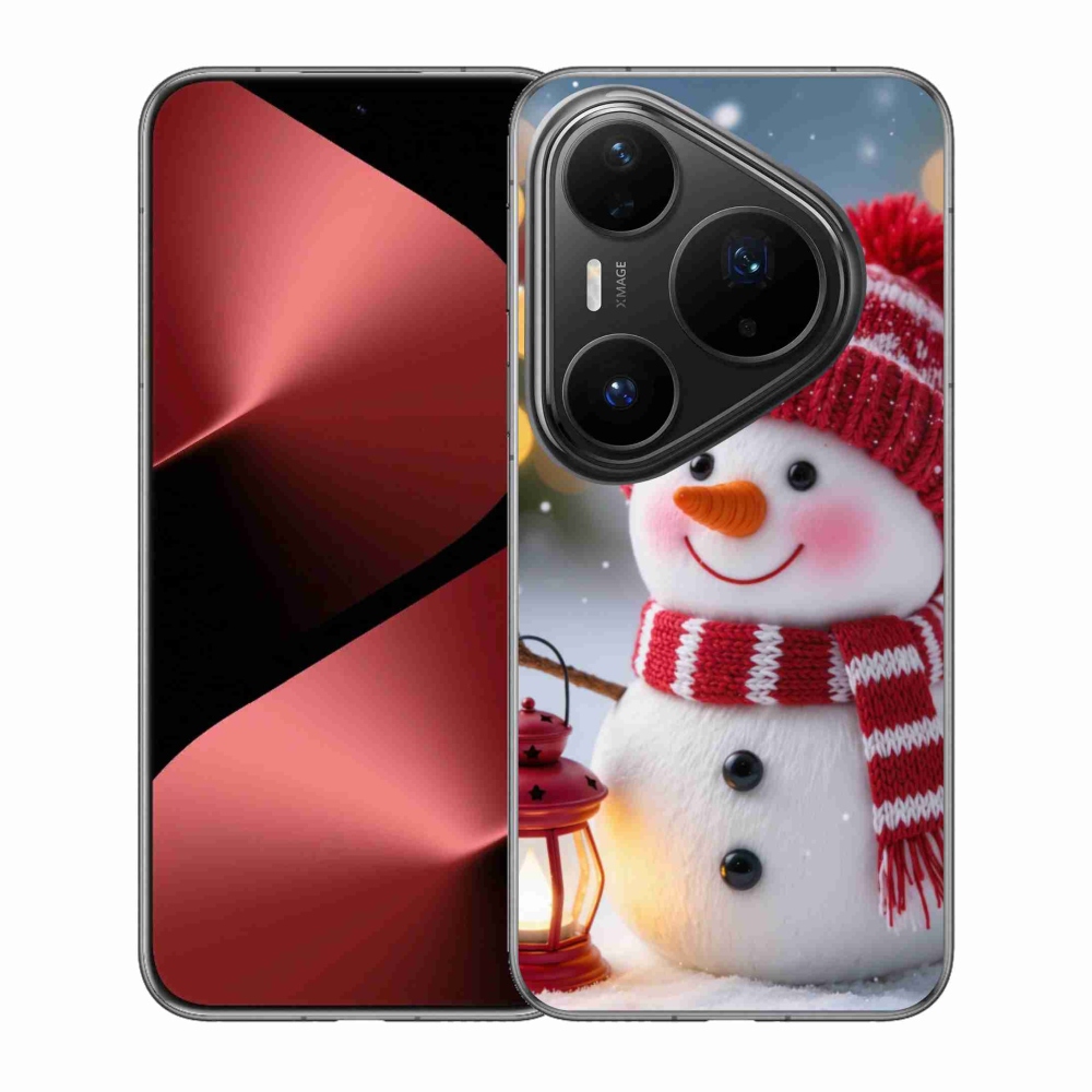 Gelový kryt mmCase na Huawei Pura 80 Pro - sněhulák 2