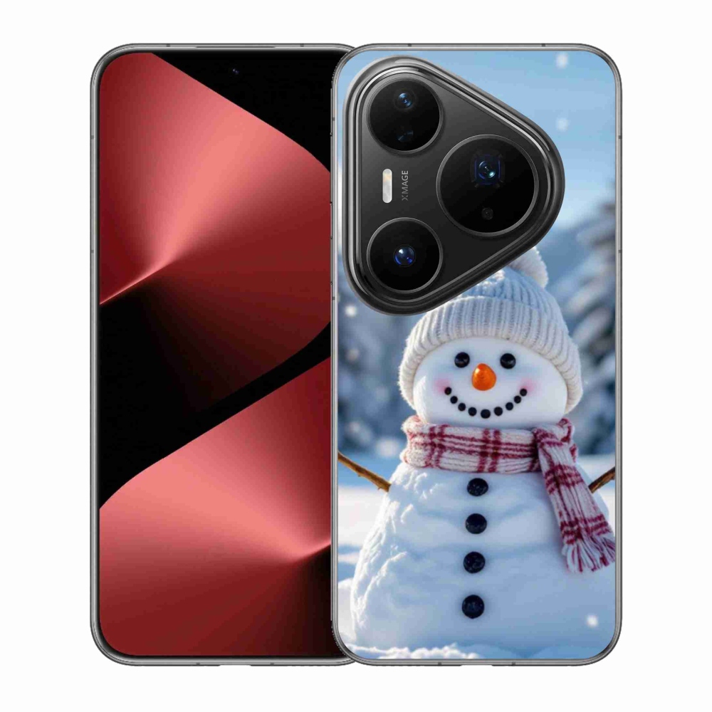 Gelový kryt mmCase na Huawei Pura 80 Pro - sněhulák 3