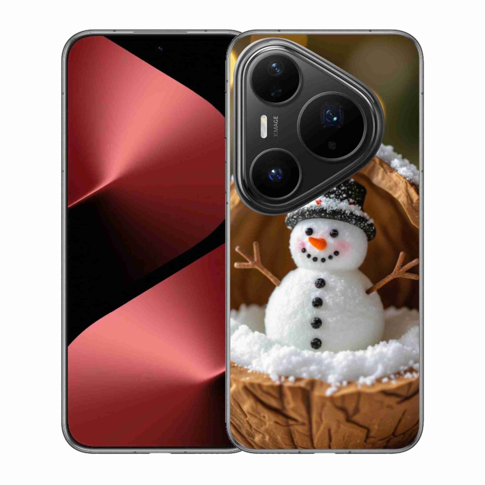 Gelový kryt mmCase na Huawei Pura 80 Pro - sněhulák 4