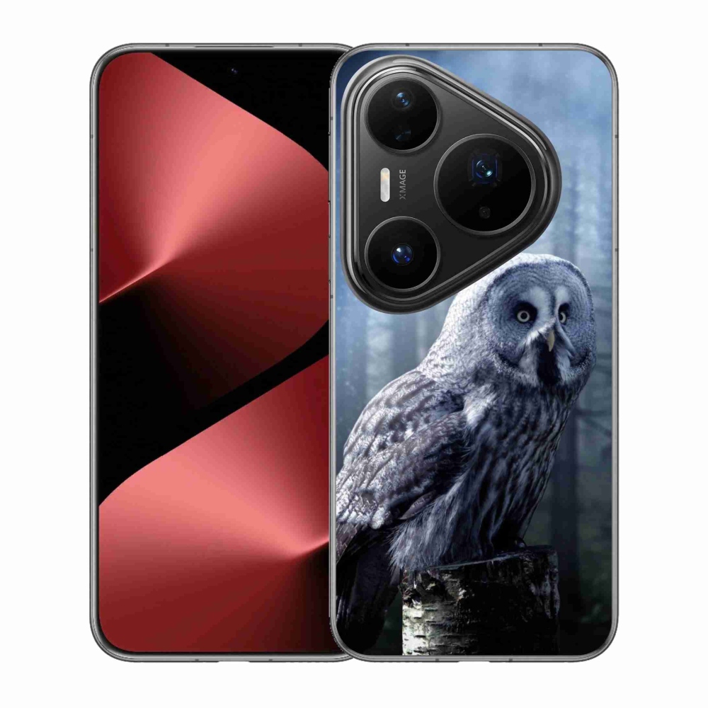 Gelový kryt mmCase na Huawei Pura 80 Pro - sova
