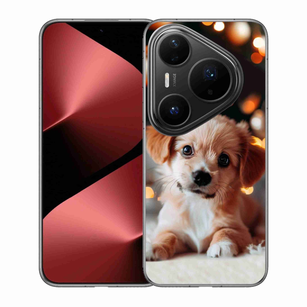 Gelový kryt mmCase na Huawei Pura 80 Pro - štěňátko