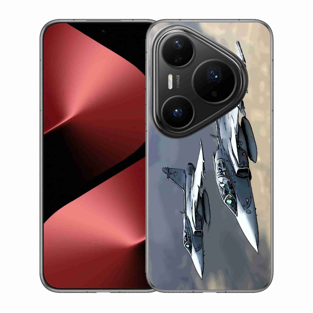 Gelový kryt mmCase na Huawei Pura 80 Pro - stíhačky
