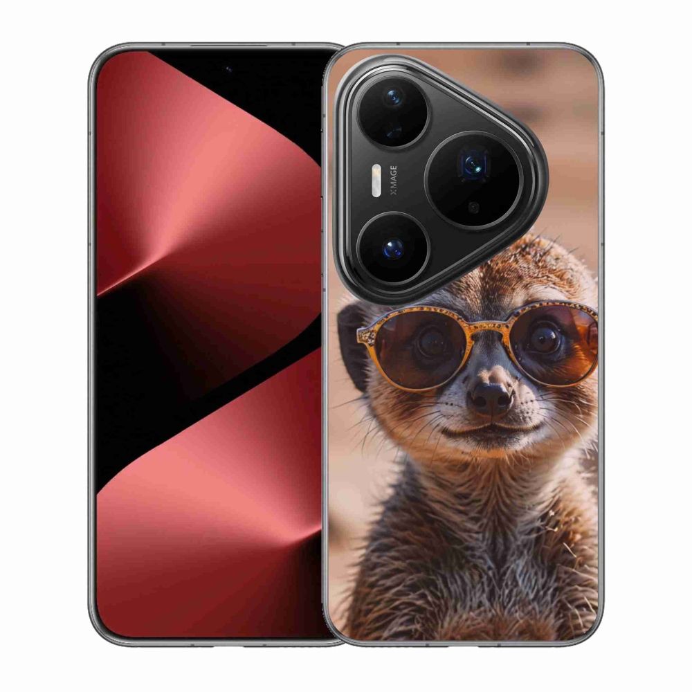 Gelový kryt mmCase na Huawei Pura 80 Pro - stylová surikata