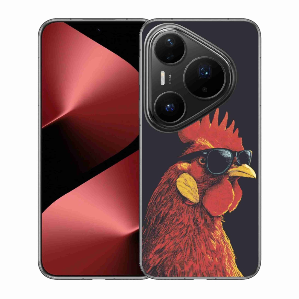 Gelový kryt mmCase na Huawei Pura 80 Pro - stylový kohout