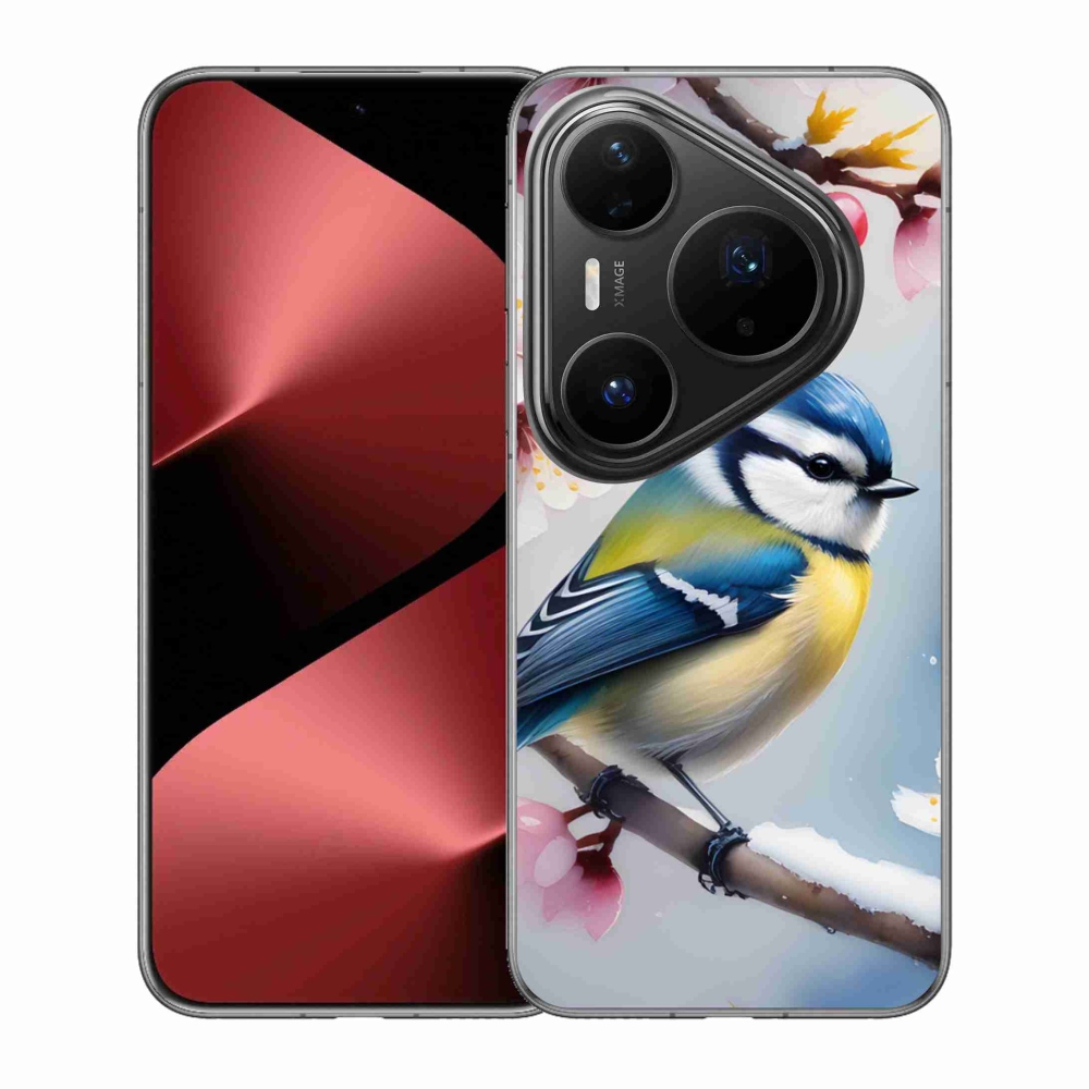 Gelový kryt mmCase na Huawei Pura 80 Pro - sýkorka