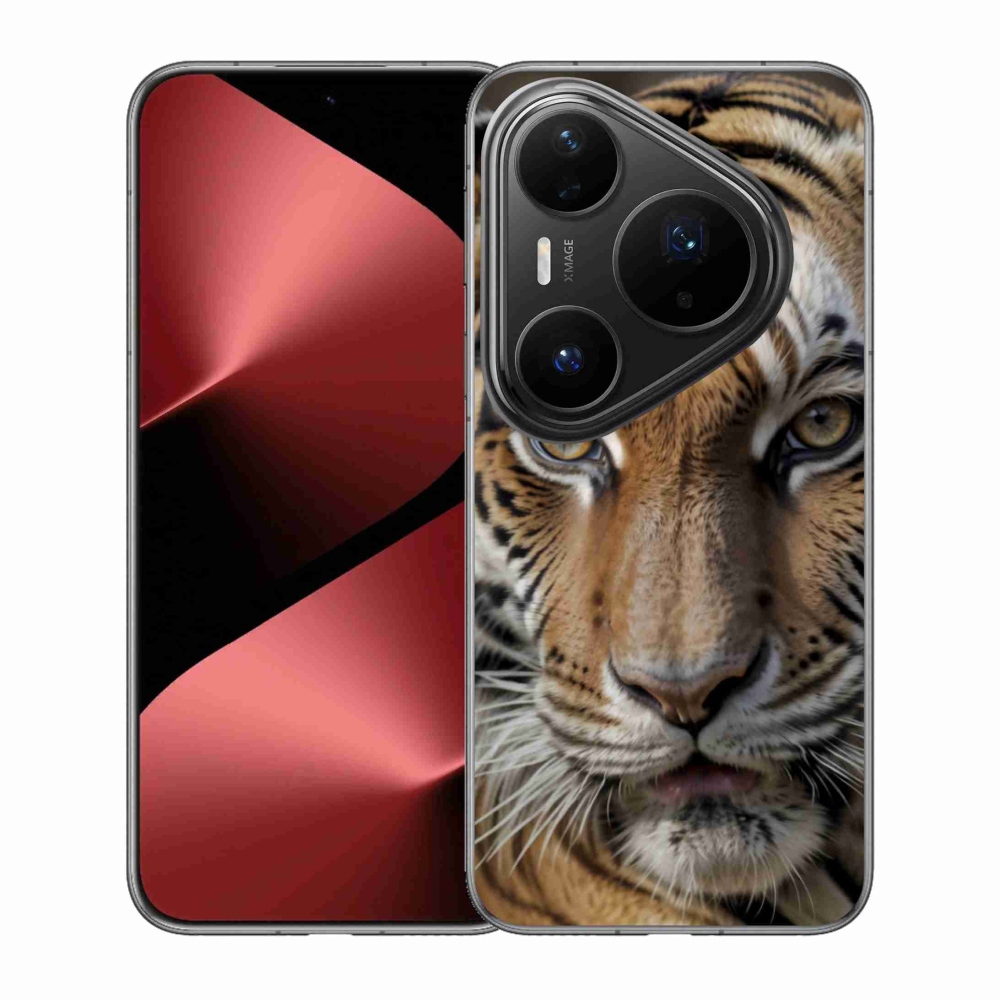 Gelový kryt mmCase na Huawei Pura 80 Pro - tygří pohled