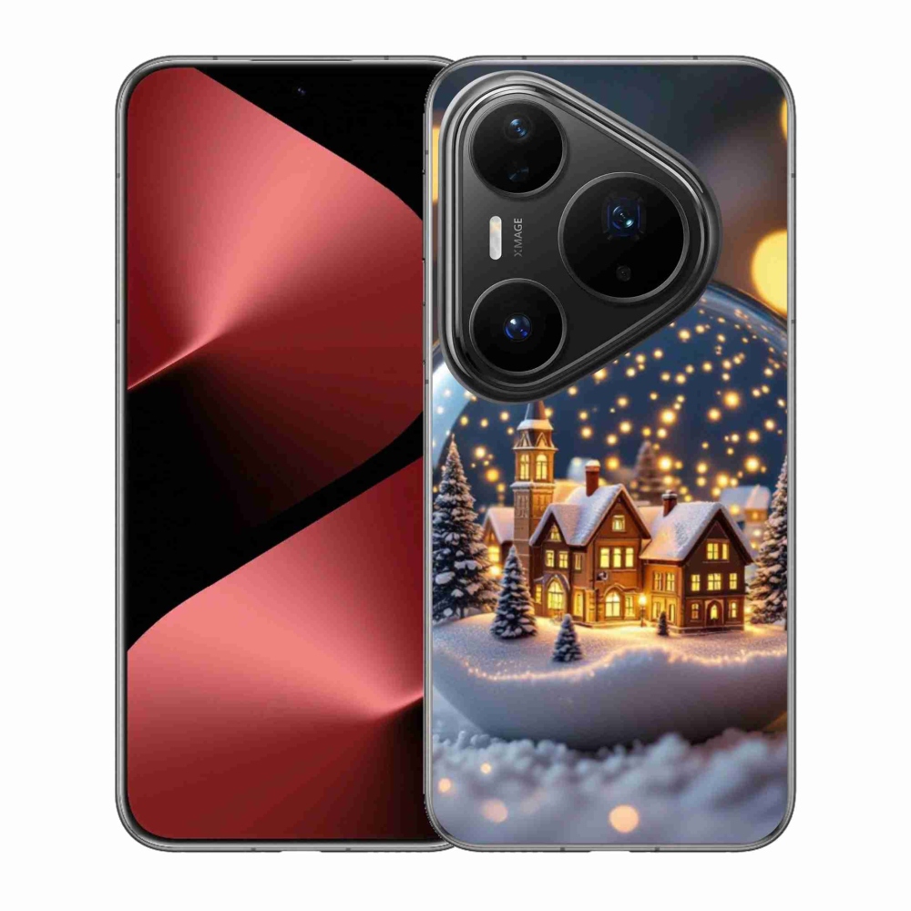 Gelový kryt mmCase na Huawei Pura 80 Pro - vánoční koule 4