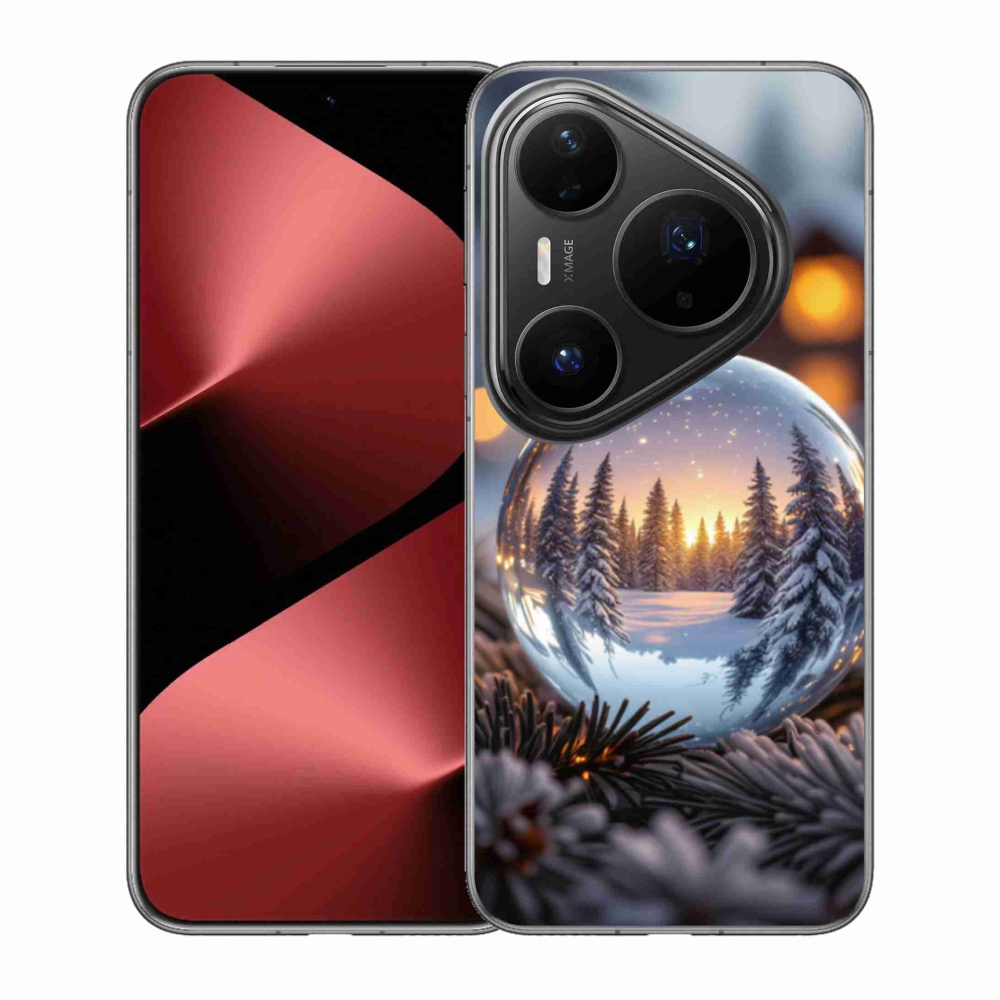 Gelový kryt mmCase na Huawei Pura 80 Pro - vánoční ozdoba
