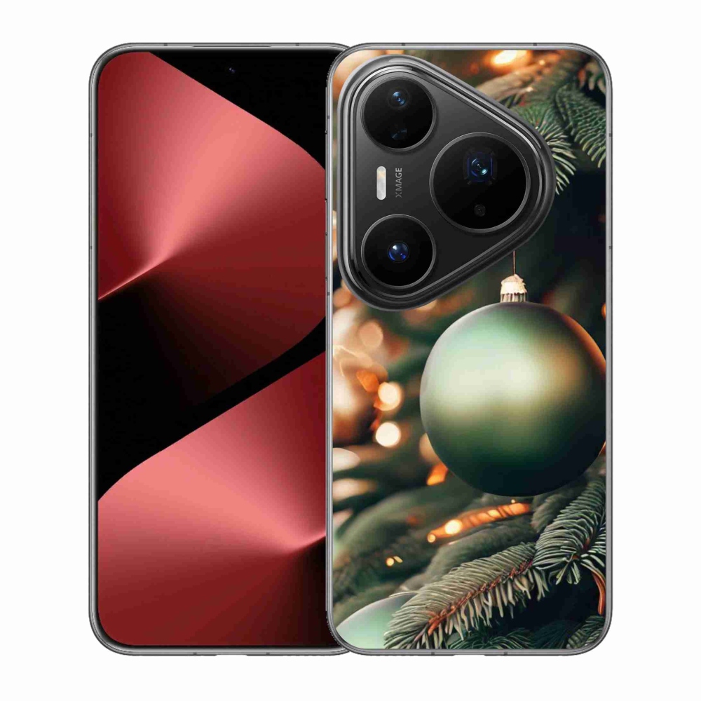Gelový kryt mmCase na Huawei Pura 80 Pro - vánoční ozdoby 1