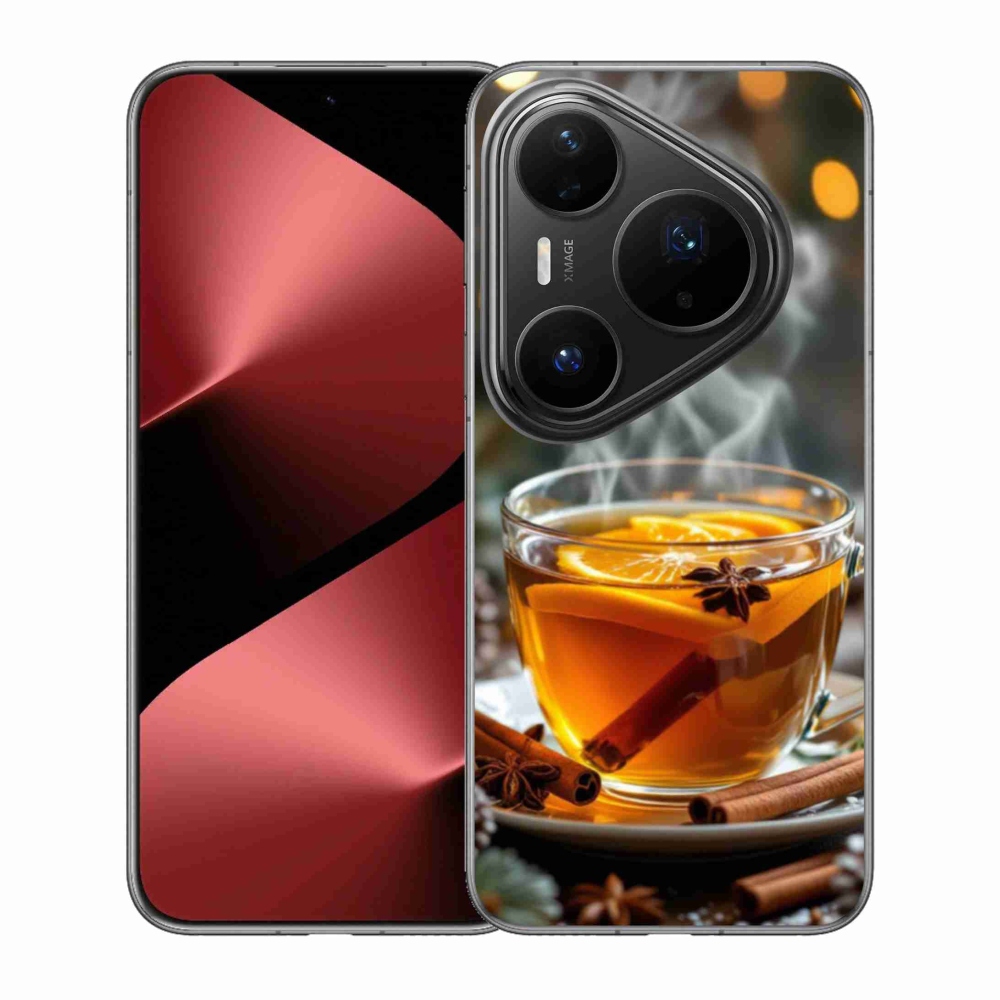 Gelový kryt mmCase na Huawei Pura 80 Pro - vánoční punč