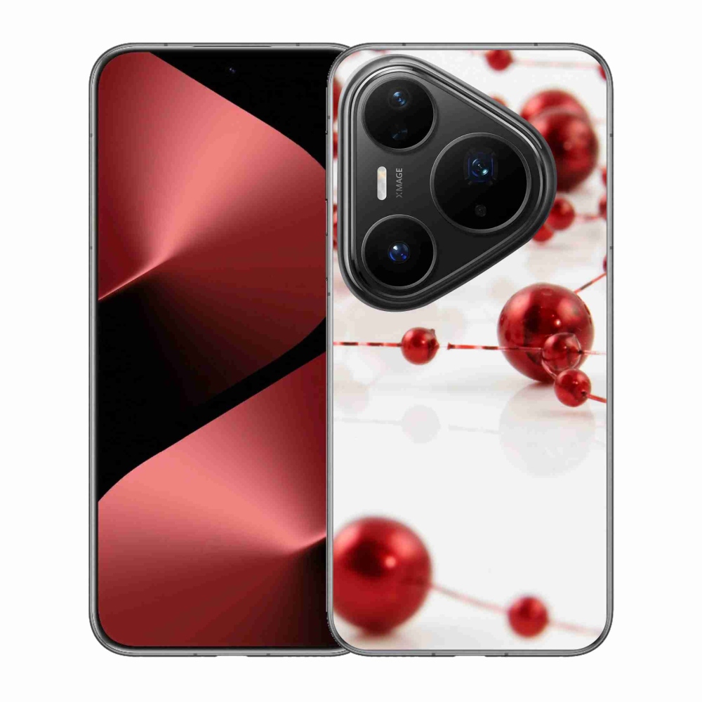 Gelový kryt mmCase na Huawei Pura 80 Pro - vánoční řetěz