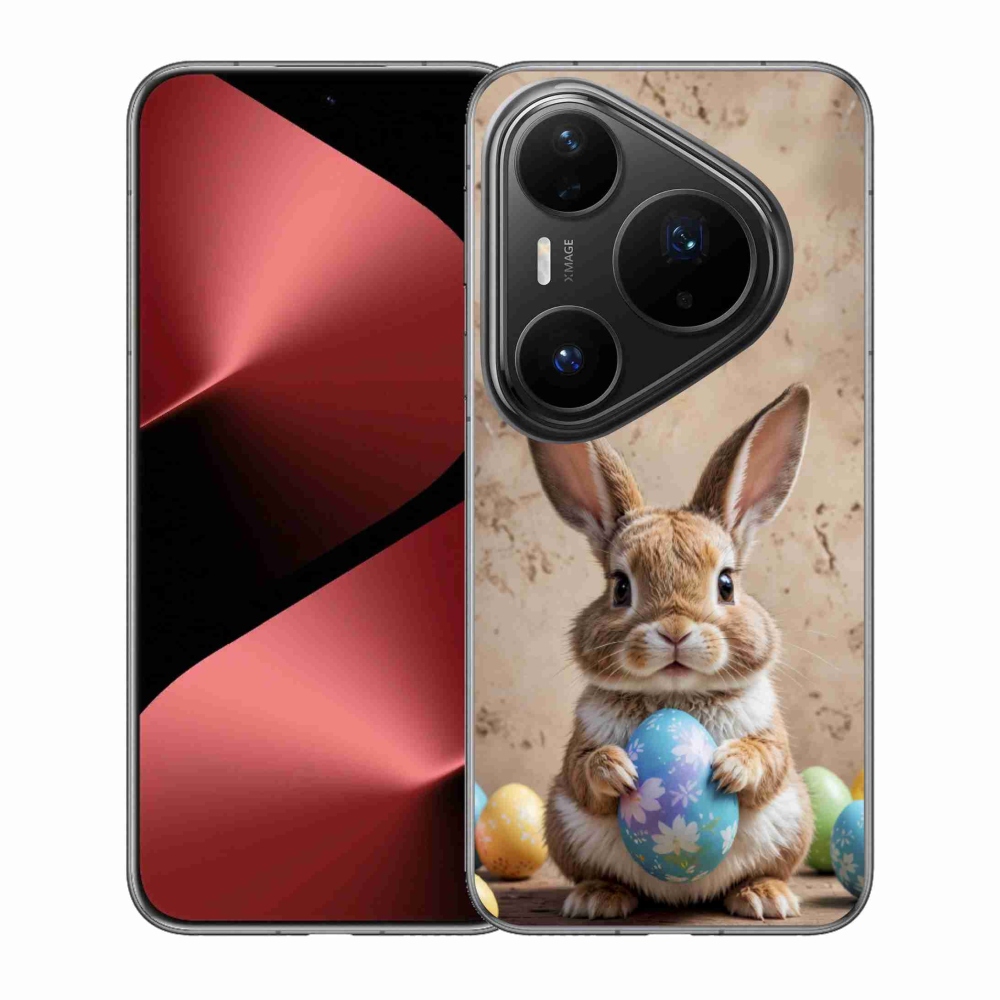 Gelový kryt mmCase na Huawei Pura 80 Pro - velikonoční králíček