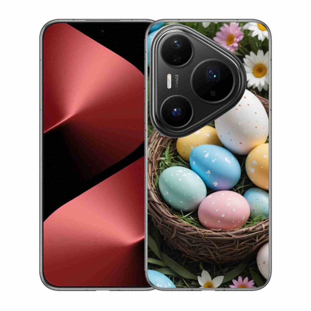 Gelový kryt mmCase na Huawei Pura 80 Pro - velikonoční vajíčka 2