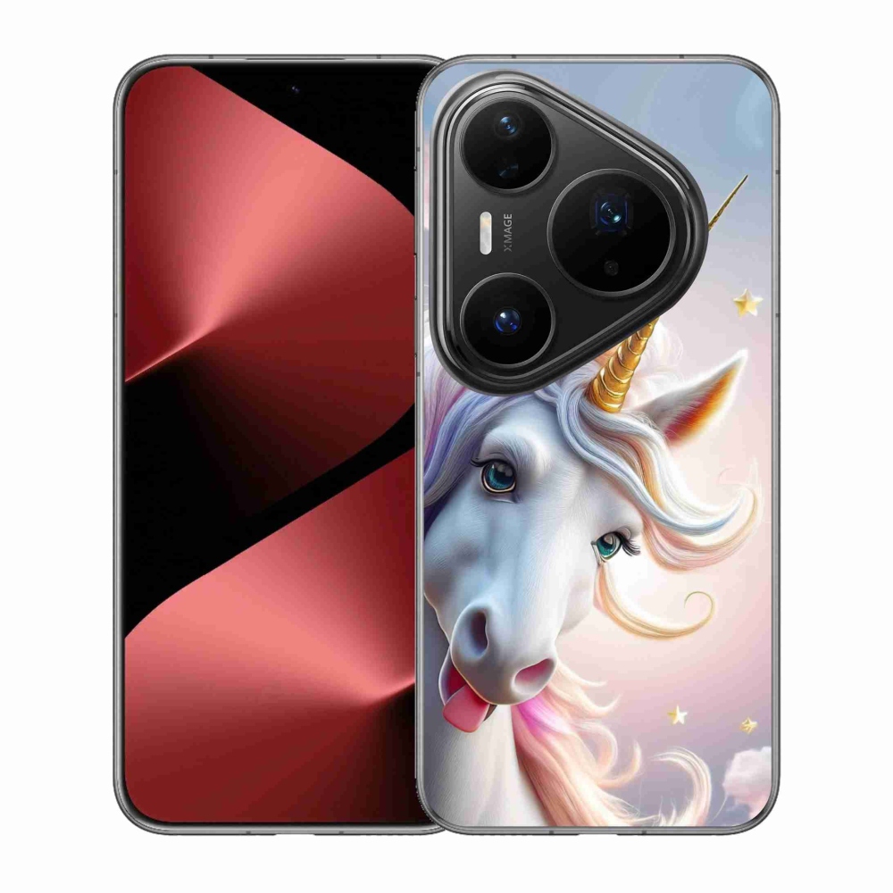 Gelový kryt mmCase na Huawei Pura 80 Pro - veselý jednorožec