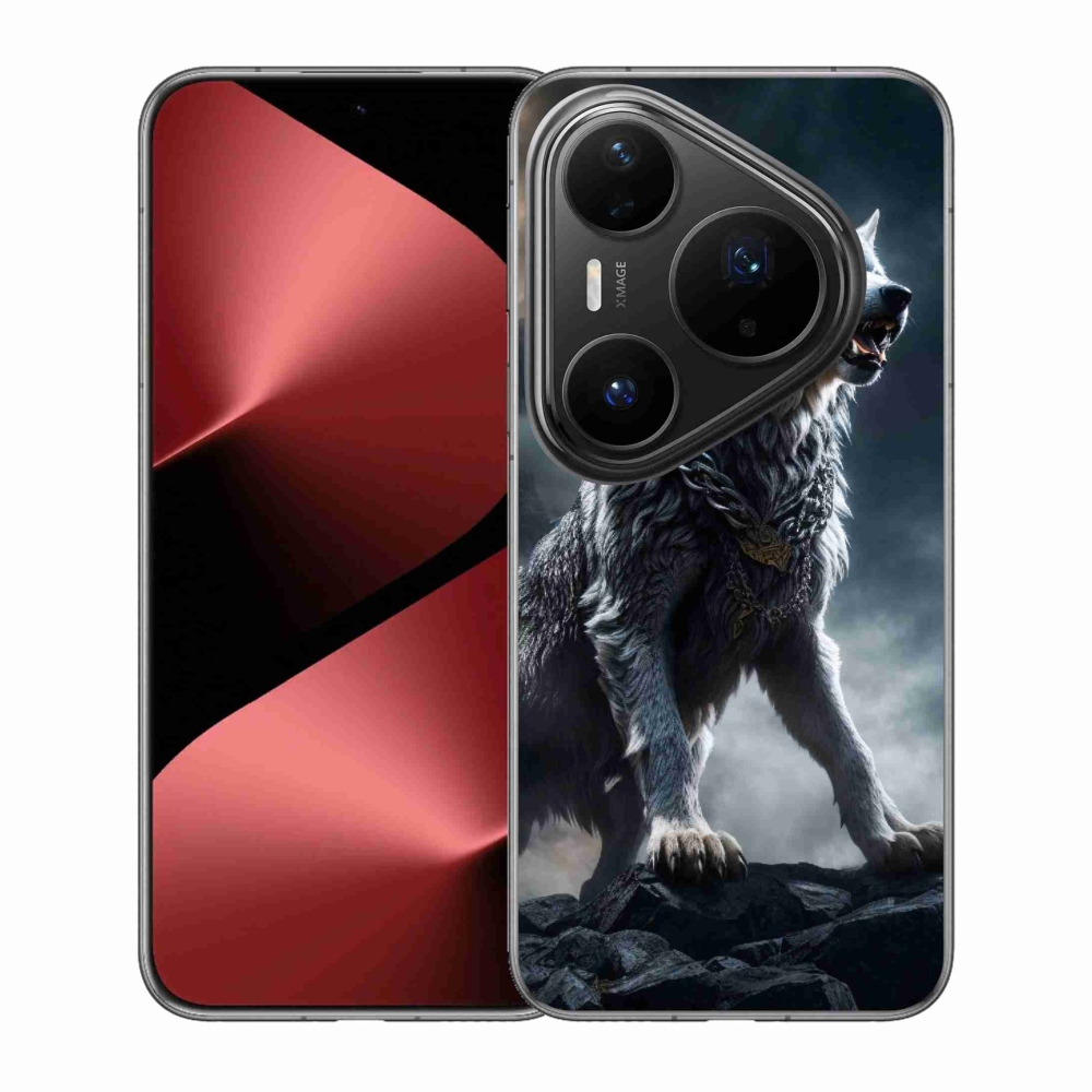 Gelový kryt mmCase na Huawei Pura 80 Pro - vlk 1