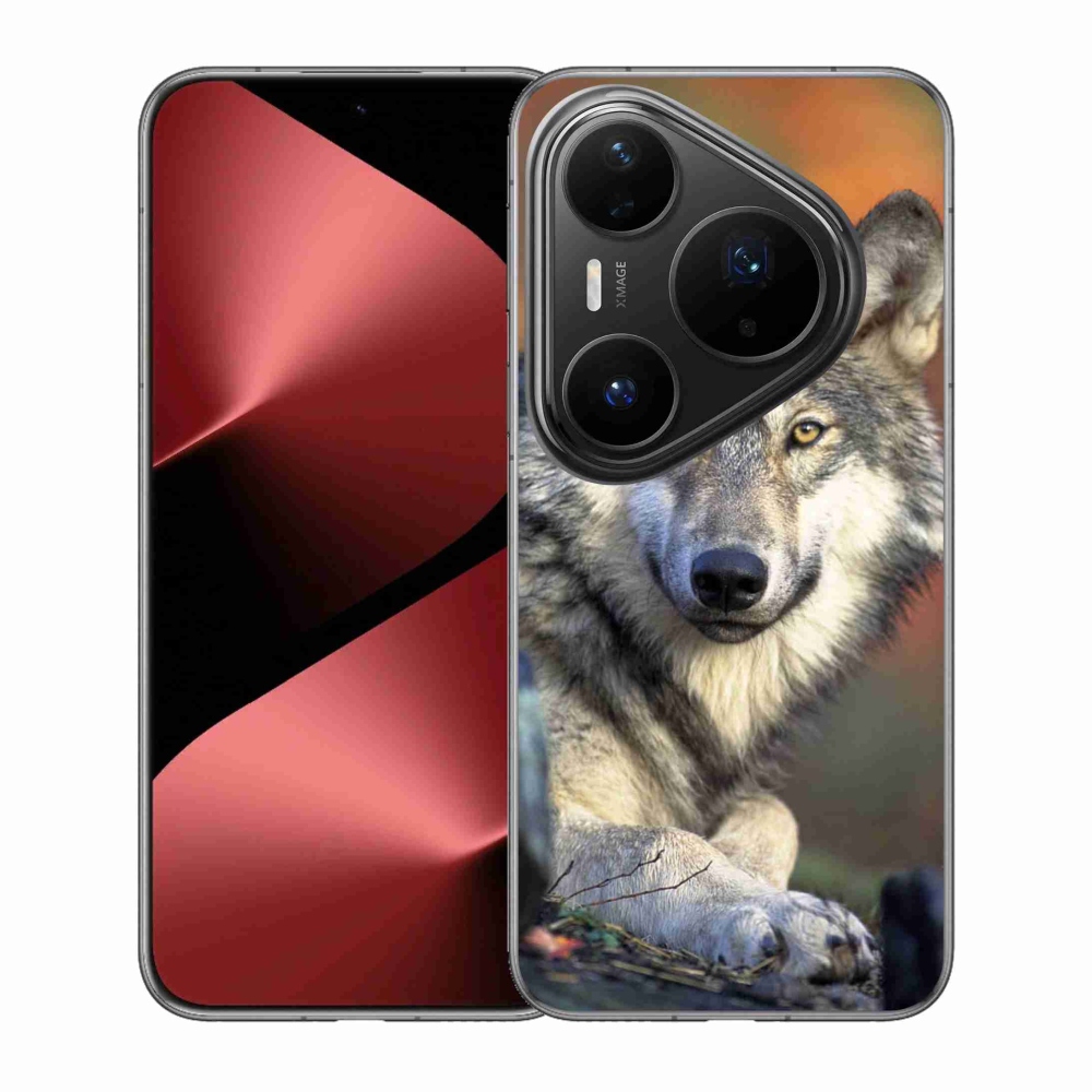 Gelový kryt mmCase na Huawei Pura 80 Pro - vlk