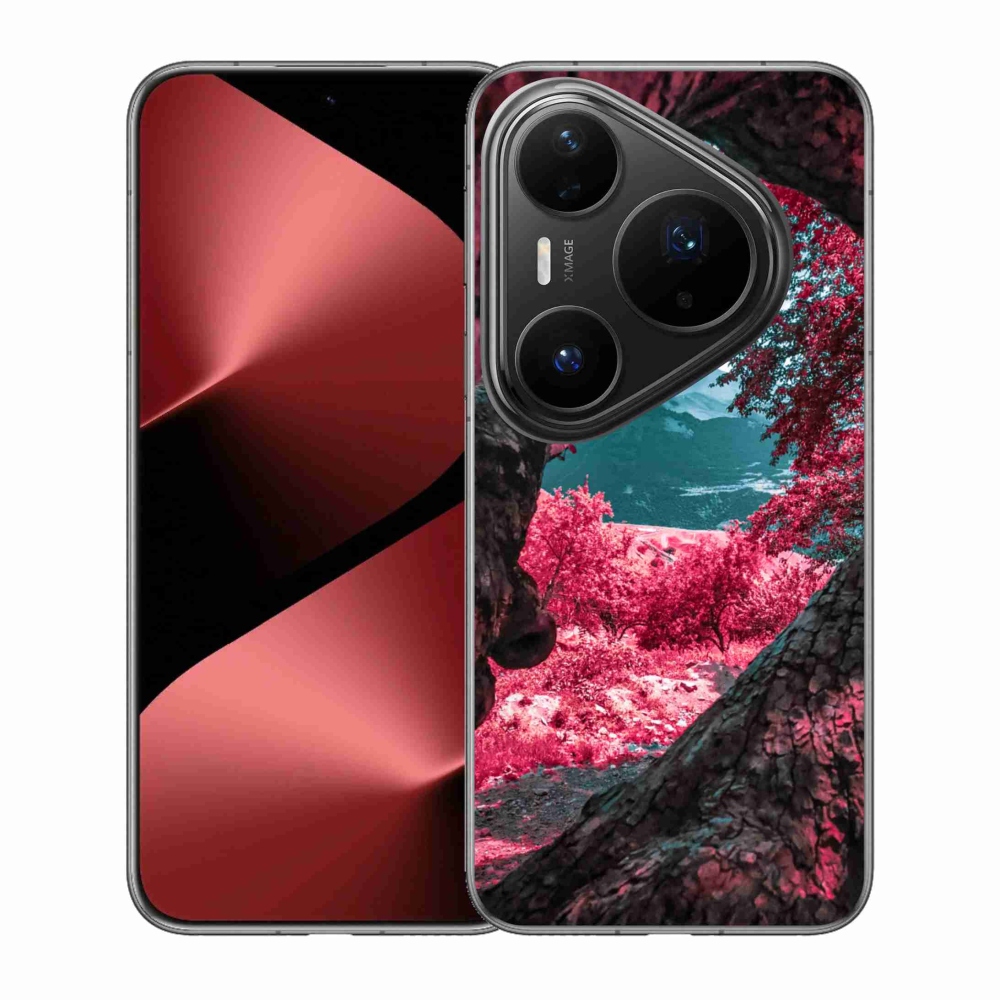 Gelový kryt mmCase na Huawei Pura 80 Pro - výhled na hory