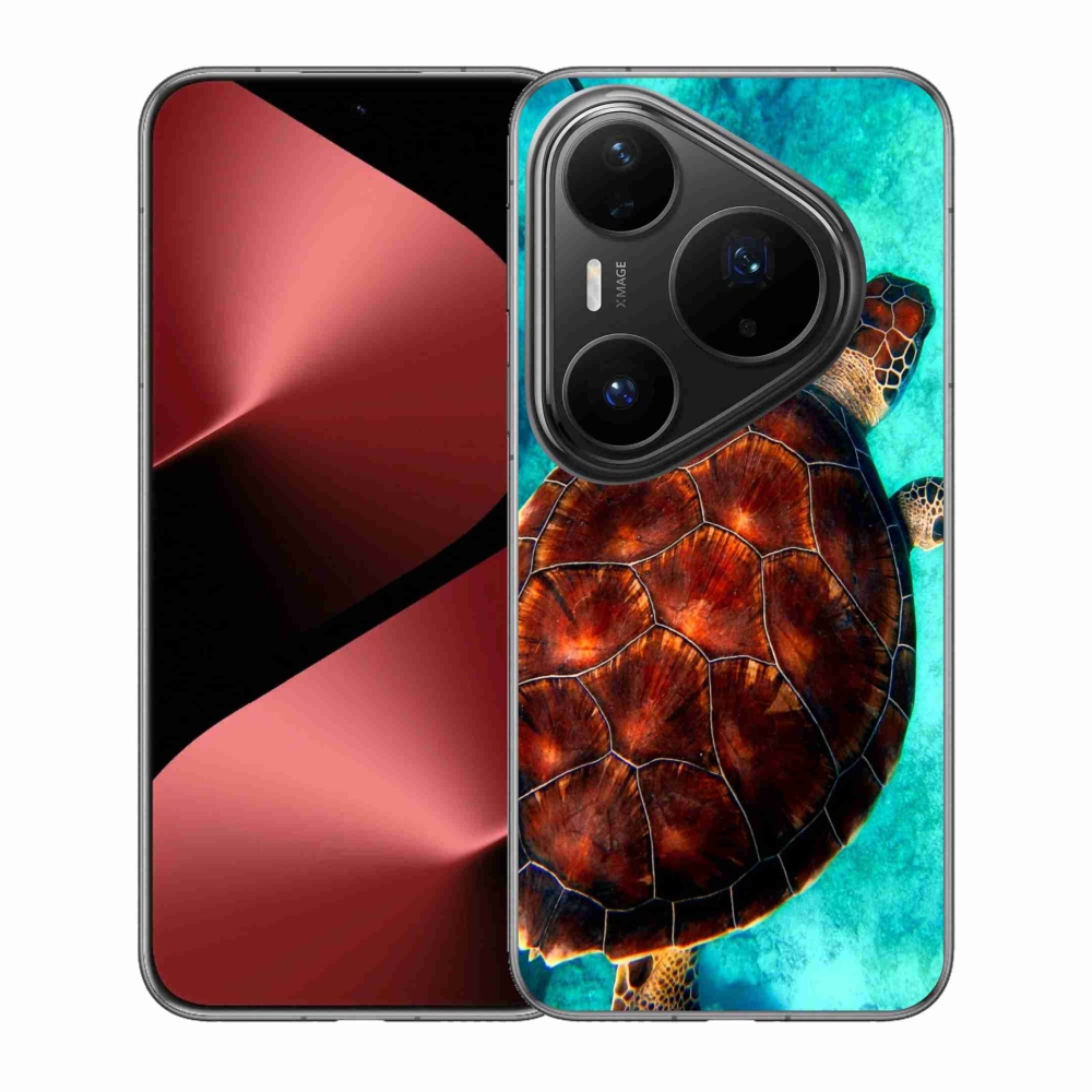 Gelový kryt mmCase na Huawei Pura 80 Pro - želva