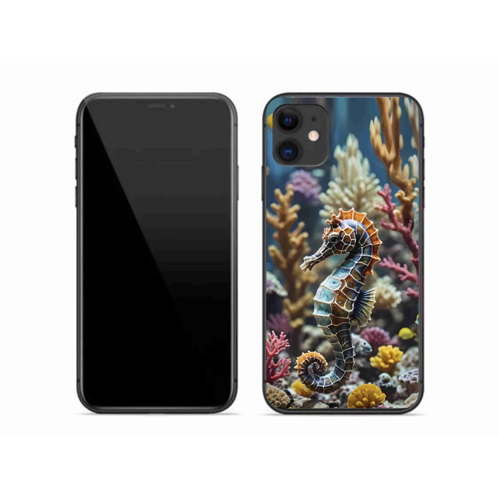 Gelový kryt mmCase na iPhone 11 - mořský koník 2