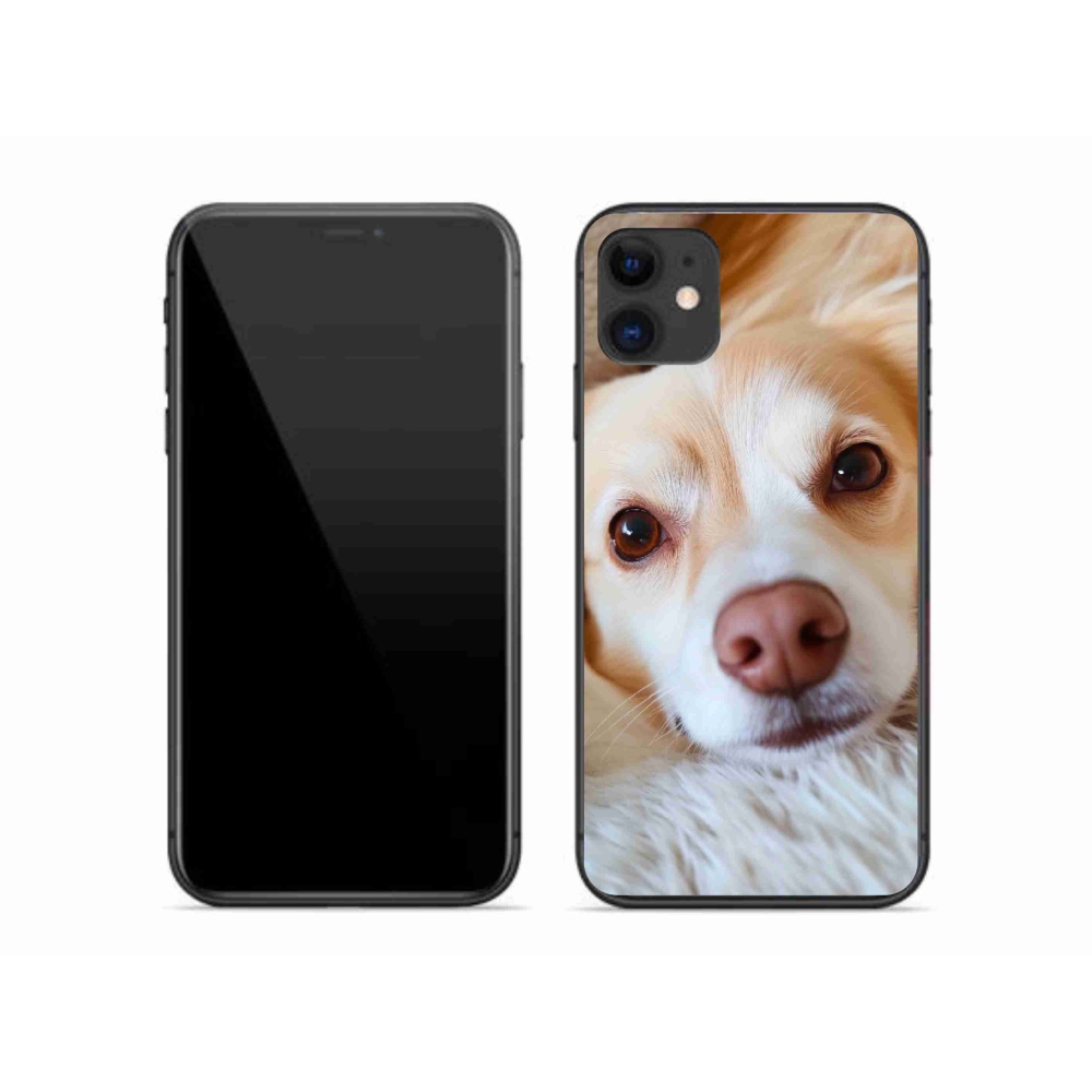 Gelový kryt mmCase na iPhone 11 - Roztomilá čivava