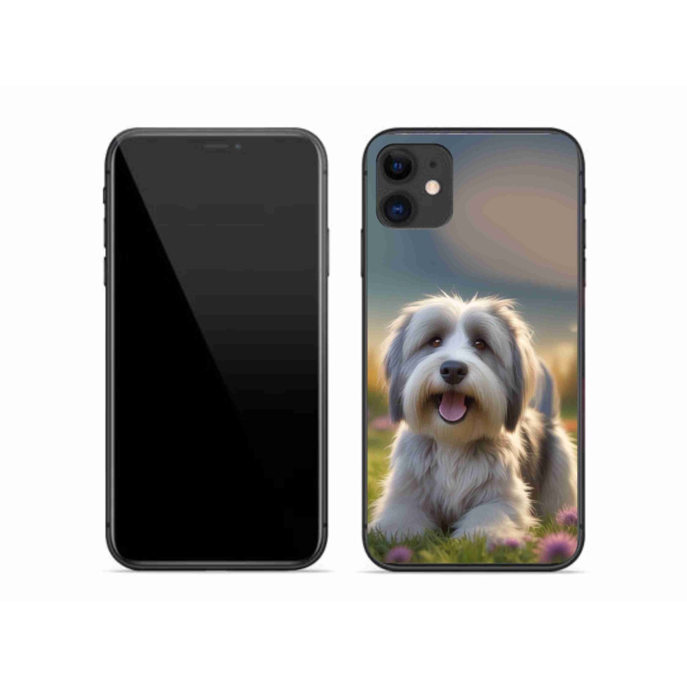Gelový kryt mmCase na iPhone 11 - roztomilý havanský psík