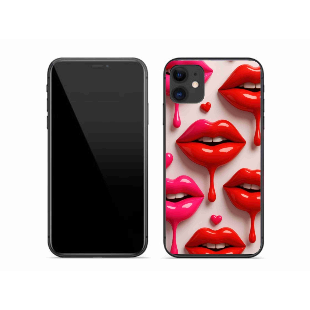 Gelový kryt mmCase na iPhone 11 - rty 2