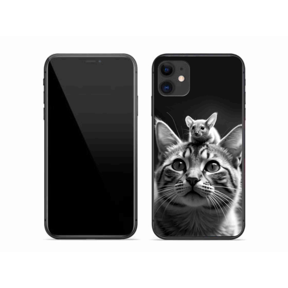 Gelový kryt mmCase na iPhone 11 - zvířecí přátelství 2