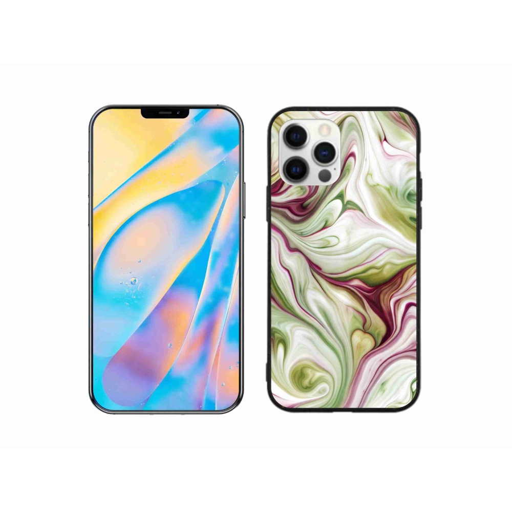 Gelový kryt mmCase na iPhone 12 - abstraktní motiv 36