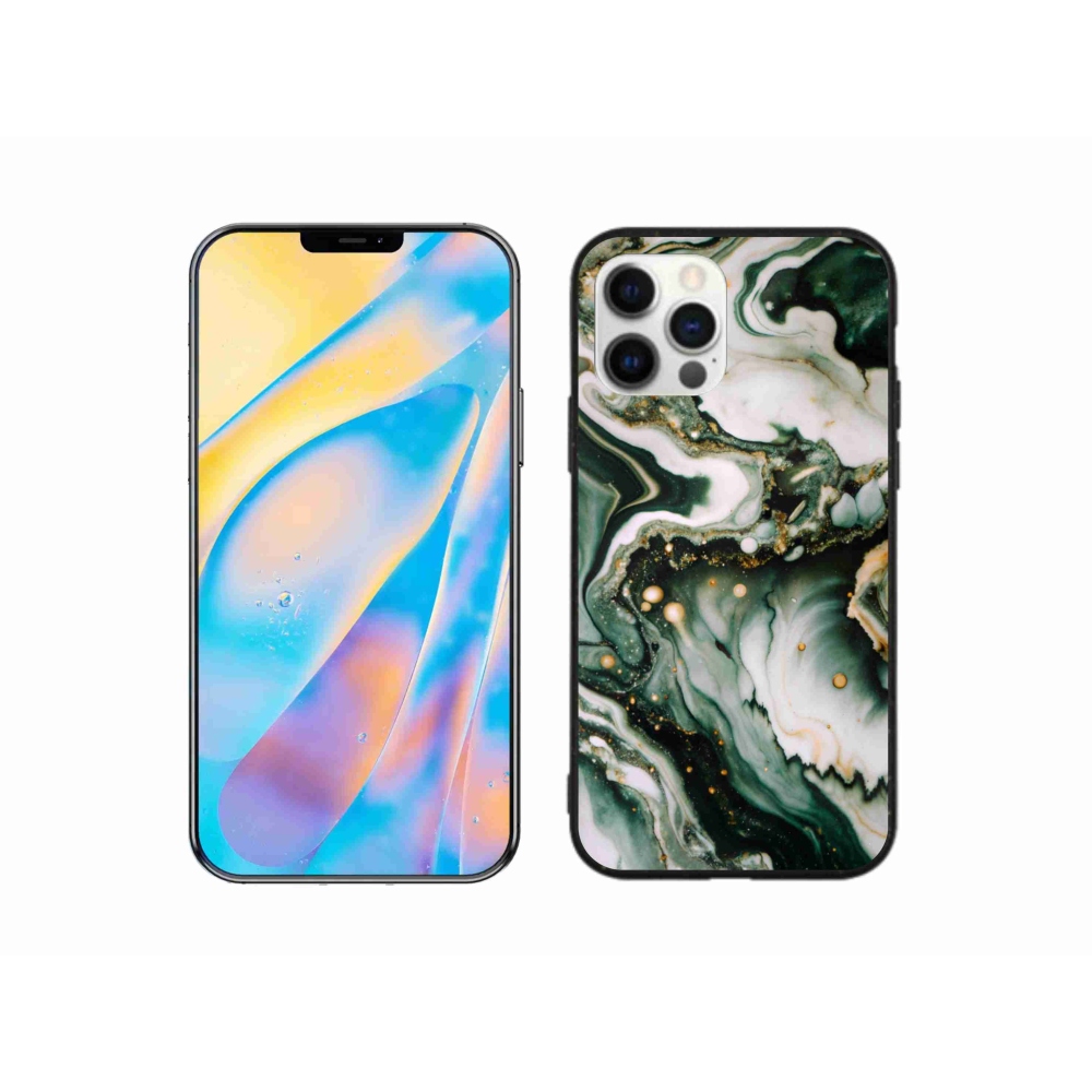 Gelový kryt mmCase na iPhone 12 - abstraktní motiv 38