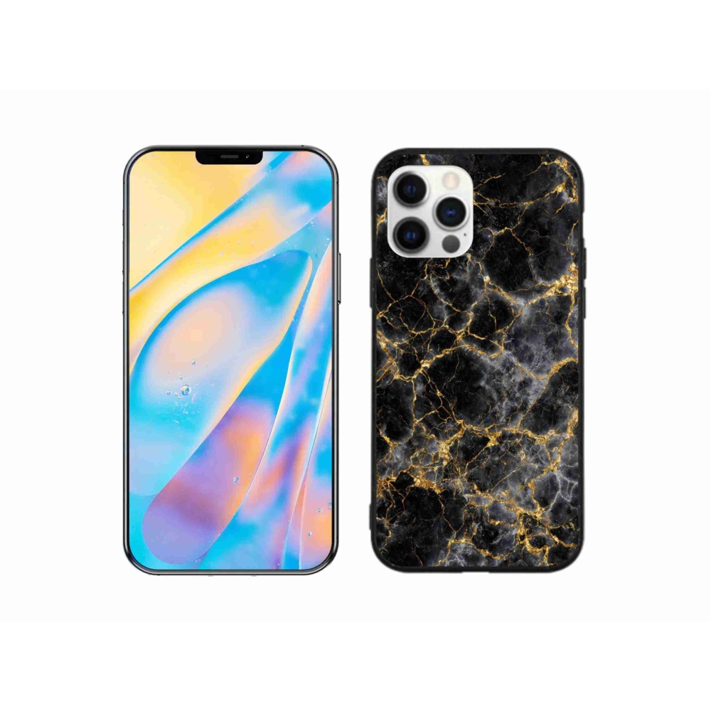 Gelový kryt mmCase na iPhone 12 - abstraktní motiv 43