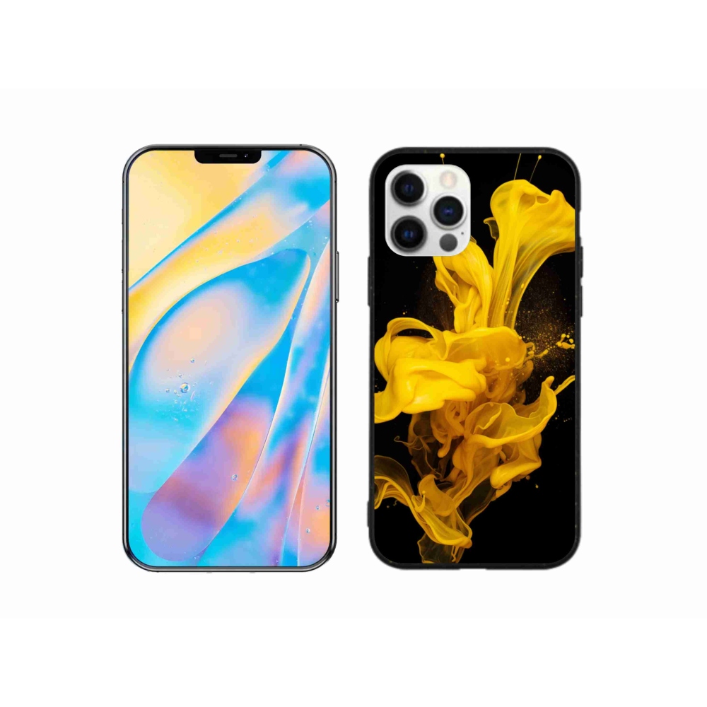 Gelový kryt mmCase na iPhone 12 - abstraktní motiv 56