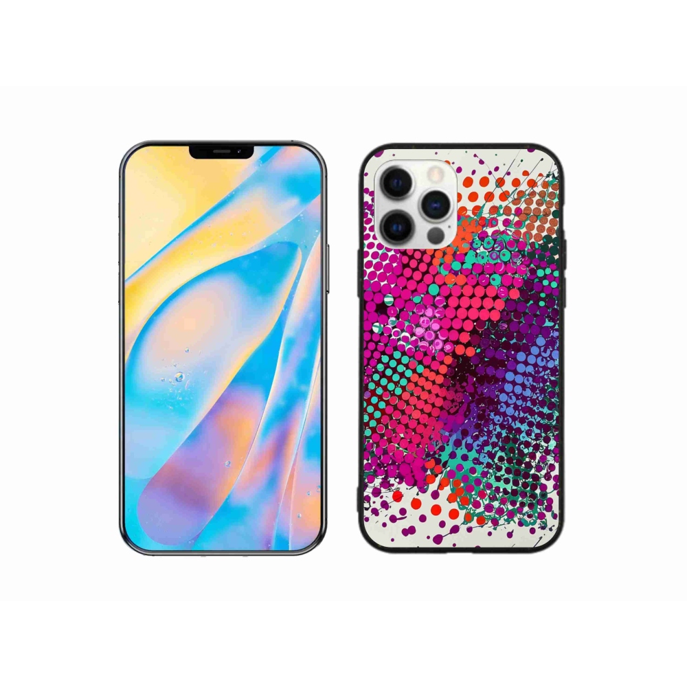 Gelový kryt mmCase na iPhone 12 - abstraktní motiv 65