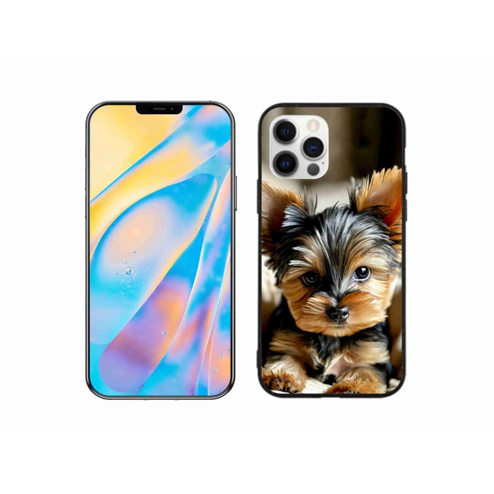 Gelový kryt mmCase na iPhone 12 - jorkšír 11