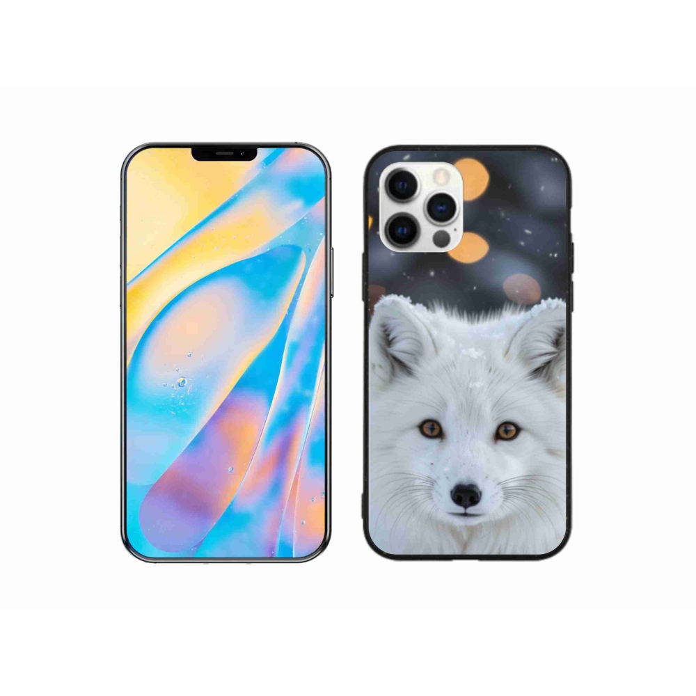 Gelový kryt mmCase na iPhone 12 - liška polární