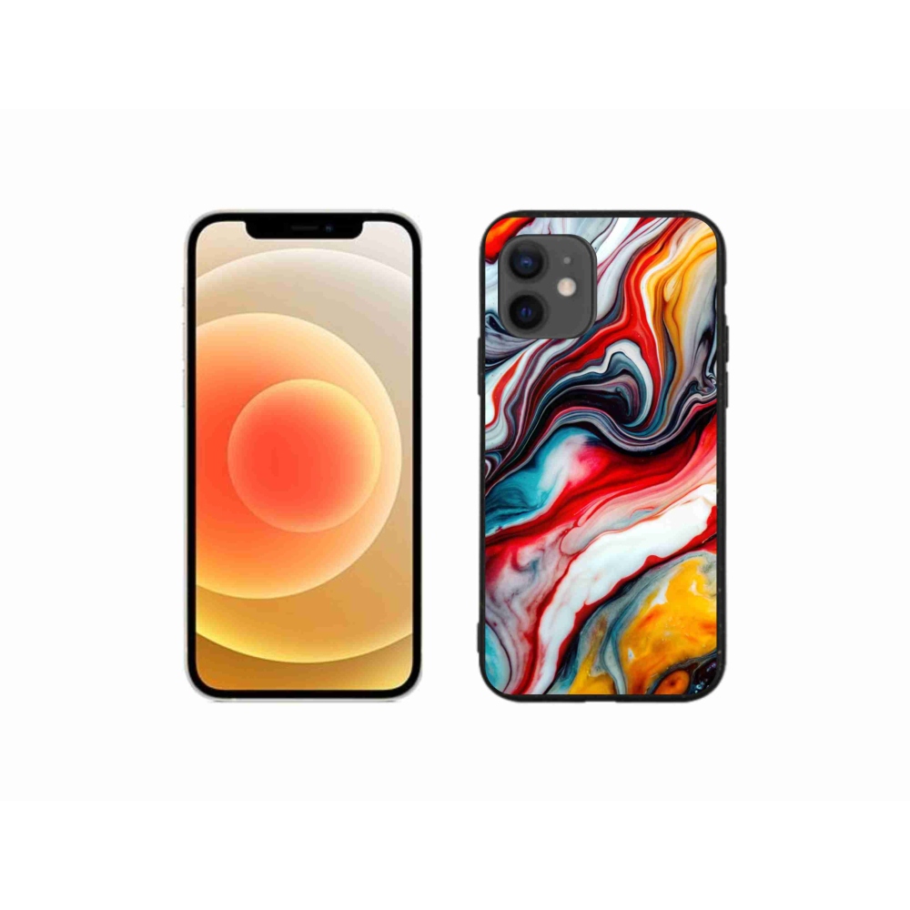 Gelový kryt mmCase na iPhone 12 Mini - abstraktní motiv 35