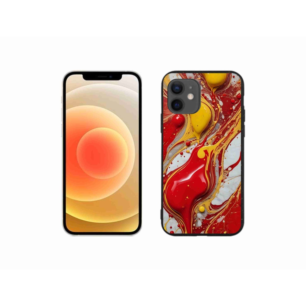 Gelový kryt mmCase na iPhone 12 Mini - abstraktní motiv 42