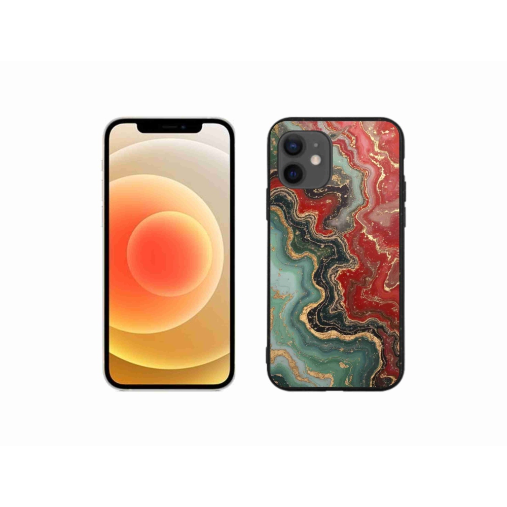 Gelový kryt mmCase na iPhone 12 Mini - abstraktní motiv 55