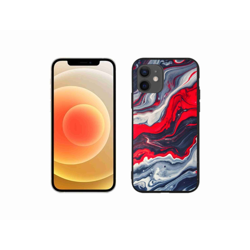 Gelový kryt mmCase na iPhone 12 Mini - abstraktní motiv 59