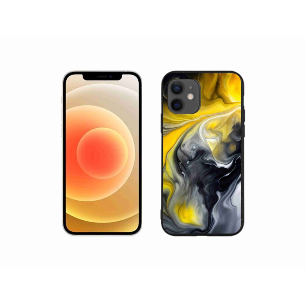 Gelový kryt mmCase na iPhone 12 Mini - abstraktní motiv 60