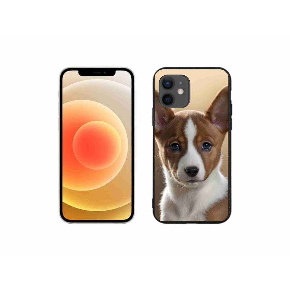 Gelový kryt mmCase na iPhone 12 Mini - basenji