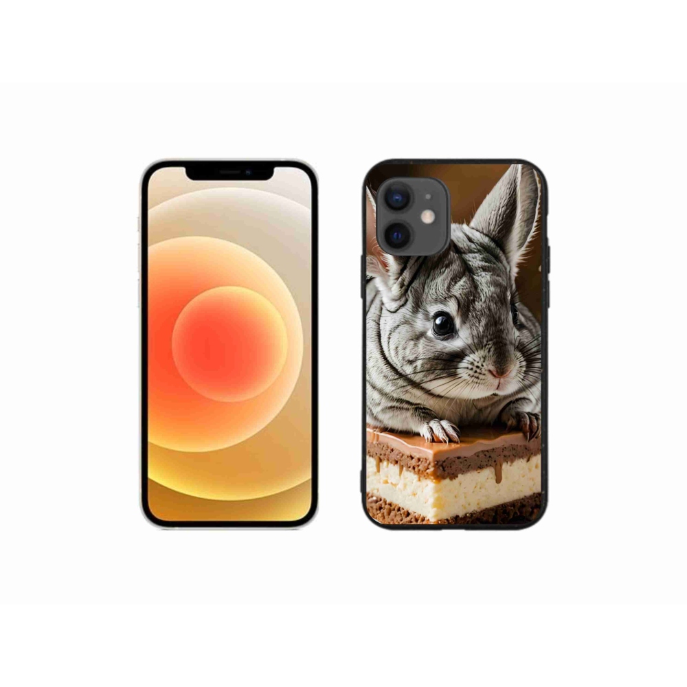 Gelový kryt mmCase na iPhone 12 Mini - činčila